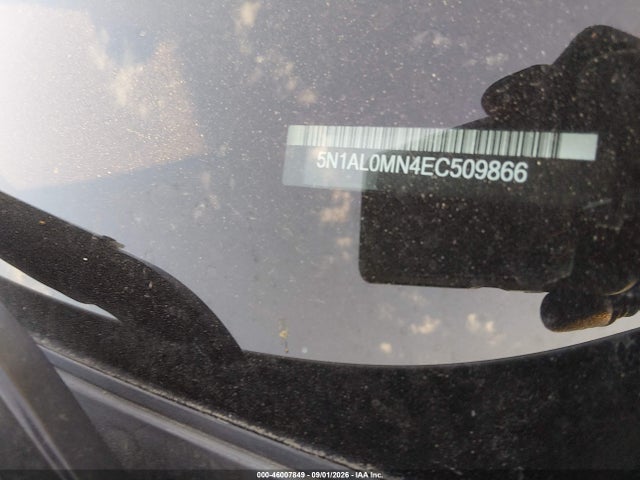 Aukcja sprzedaży 2014 Infiniti Qx60, vin: 5N1AL0MN4EC509866, numer aukcji: 46007849