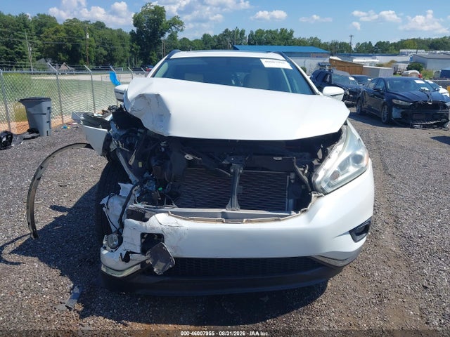 2016 Nissan Murano Sv მანქანა იყიდება აუქციონზე, vin: 5N1AZ2MG3GN152733, აუქციონის ნომერი: 46007955