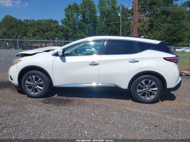 2016 Nissan Murano Sv მანქანა იყიდება აუქციონზე, vin: 5N1AZ2MG3GN152733, აუქციონის ნომერი: 46007955