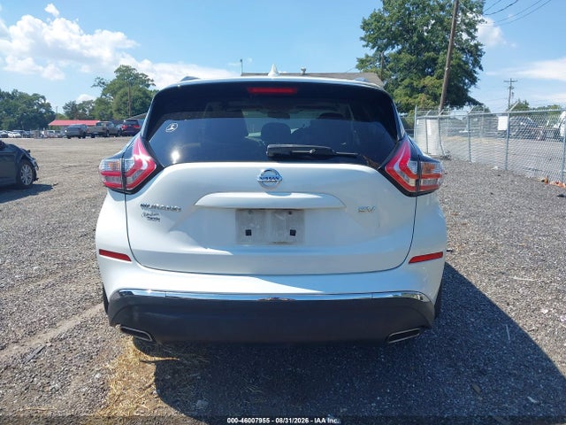 2016 Nissan Murano Sv მანქანა იყიდება აუქციონზე, vin: 5N1AZ2MG3GN152733, აუქციონის ნომერი: 46007955