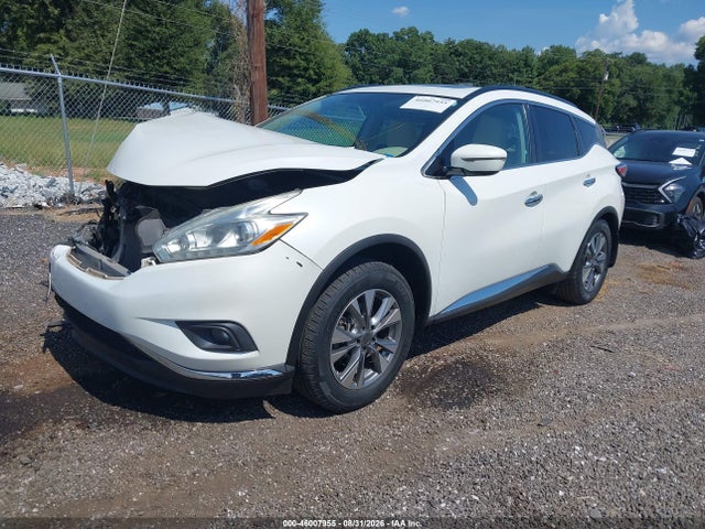 2016 Nissan Murano Sv მანქანა იყიდება აუქციონზე, vin: 5N1AZ2MG3GN152733, აუქციონის ნომერი: 46007955