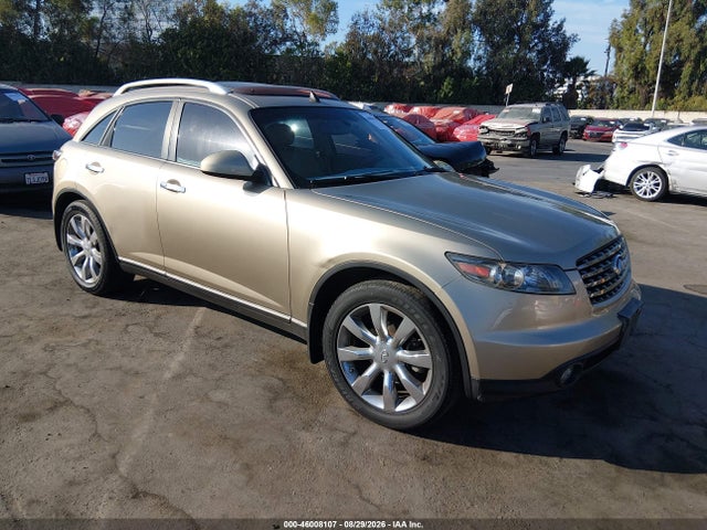 Aukcja sprzedaży 2005 Infiniti Fx35, vin: JNRAS08W45X208047, numer aukcji: 46008107