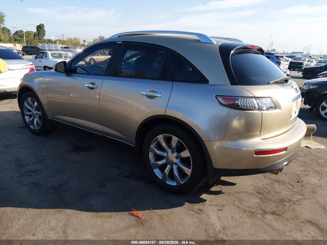 Aukcja sprzedaży 2005 Infiniti Fx35, vin: JNRAS08W45X208047, numer aukcji: 46008107