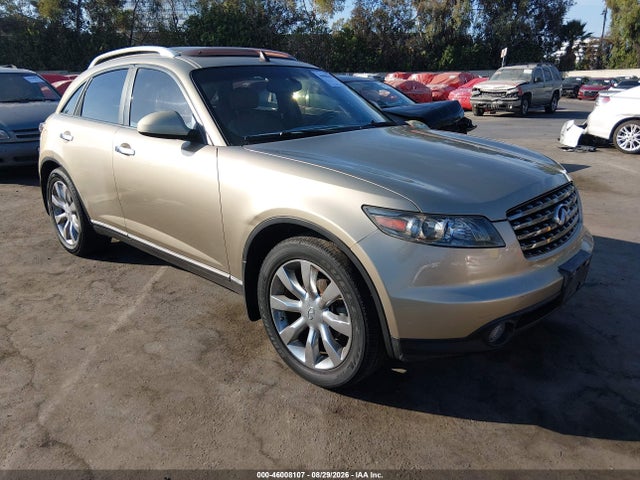 Aukcja sprzedaży 2005 Infiniti Fx35, vin: JNRAS08W45X208047, numer aukcji: 46008107