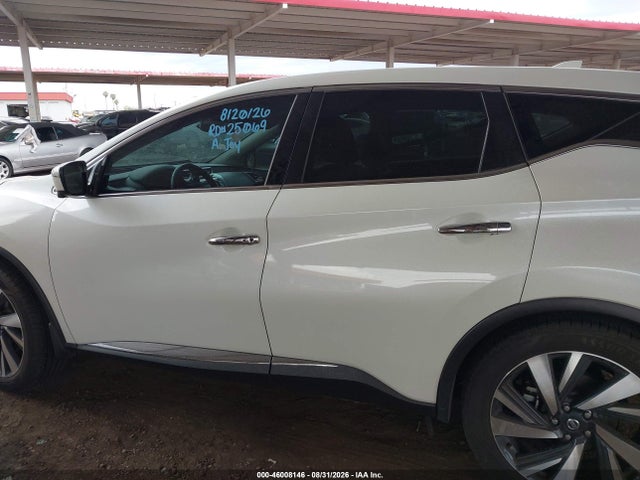 2022 Nissan Murano Sl Intelligent Awd მანქანა იყიდება აუქციონზე, vin: 5N1AZ2CS9NC116480, აუქციონის ნომერი: 46008146