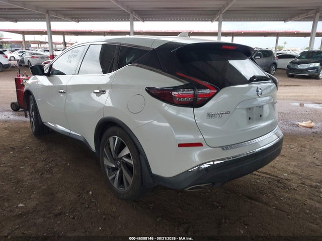 2022 Nissan Murano Sl Intelligent Awd მანქანა იყიდება აუქციონზე, vin: 5N1AZ2CS9NC116480, აუქციონის ნომერი: 46008146