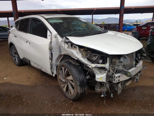 2022 Nissan Murano Sl Intelligent Awd მანქანა იყიდება აუქციონზე, vin: 5N1AZ2CS9NC116480, აუქციონის ნომერი: 46008146