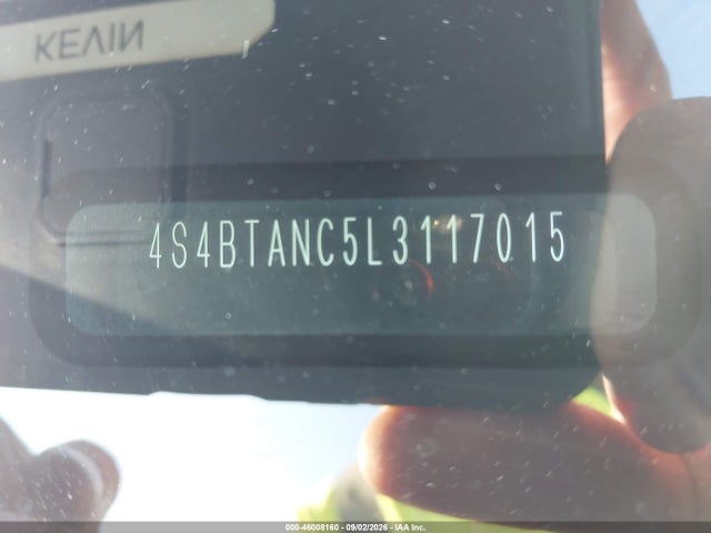 46008160 :رقم المزاد ، 4S4BTANC5L3117015 vin ، 2020 Subaru Outback Limited مزاد بيع