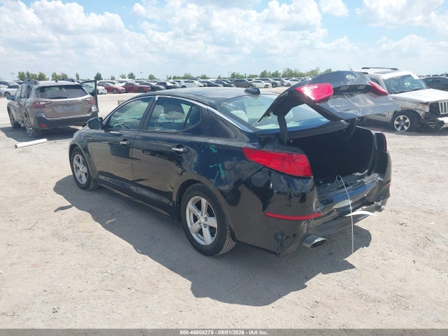 2014 Kia Optima Lx მანქანა იყიდება აუქციონზე, vin: 5XXGM4A79EG276172, აუქციონის ნომერი: 46008275