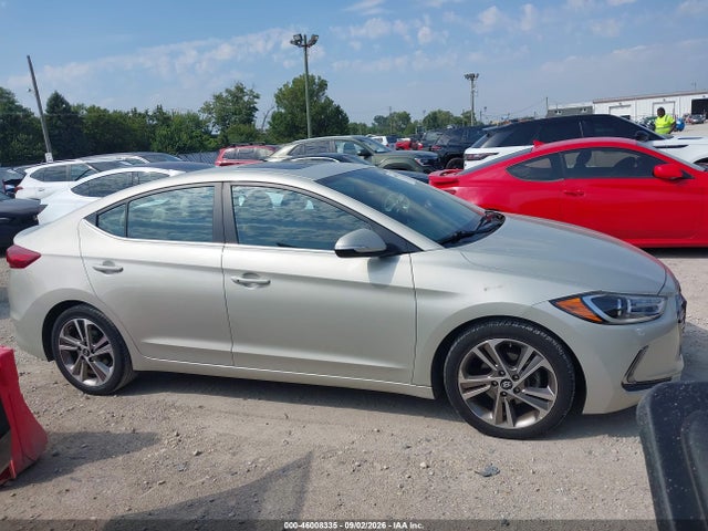 Продажа на аукционе авто 2018 Hyundai Elantra Limited, vin: 5NPD84LF5JH214875, номер лота: 46008335