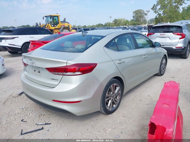 Продажа на аукционе авто 2018 Hyundai Elantra Limited, vin: 5NPD84LF5JH214875, номер лота: 46008335