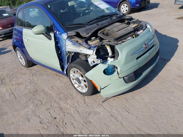 2012 Fiat 500 Pop მანქანა იყიდება აუქციონზე, vin: 3C3CFFAR2CT381082, აუქციონის ნომერი: 46008382