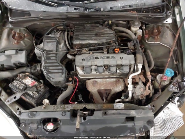 46008539 :رقم المزاد ، 2HGES15223H502445 vin ، 2003 Honda Civic Dx مزاد بيع