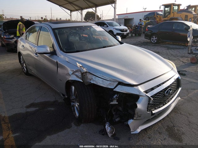 Продаж на аукціоні авто 2018 Infiniti Q50 3.0t Luxe, vin: JN1EV7AP1JM358863, номер лоту: 46008594