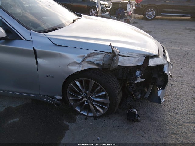 2018 Infiniti Q50 3.0t Luxe მანქანა იყიდება აუქციონზე, vin: JN1EV7AP1JM358863, აუქციონის ნომერი: 46008594