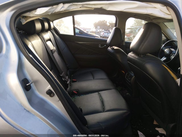 2018 Infiniti Q50 3.0t Luxe მანქანა იყიდება აუქციონზე, vin: JN1EV7AP1JM358863, აუქციონის ნომერი: 46008594