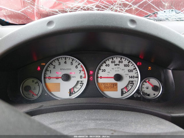 2012 Nissan Frontier Pro-4x მანქანა იყიდება აუქციონზე, vin: 1N6AD0EV8CC466434, აუქციონის ნომერი: 46008739