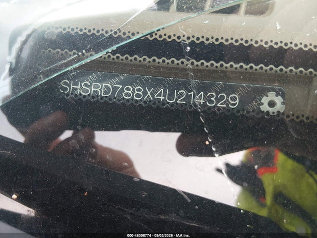 2004 Honda Cr-v Ex მანქანა იყიდება აუქციონზე, vin: SHSRD788X4U214329, აუქციონის ნომერი: 46008774