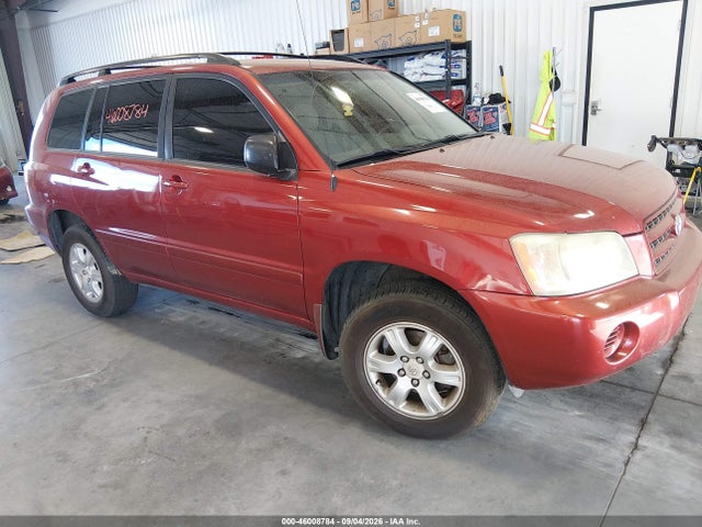 Auction sale of the 2003 Toyota Highlander V6, vin: JTEHF21A430134899, lot number: 46008784