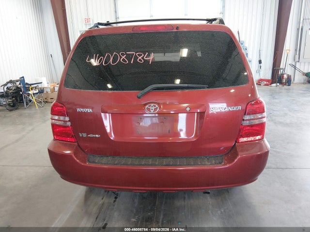 2003 Toyota Highlander V6 მანქანა იყიდება აუქციონზე, vin: JTEHF21A430134899, აუქციონის ნომერი: 46008784