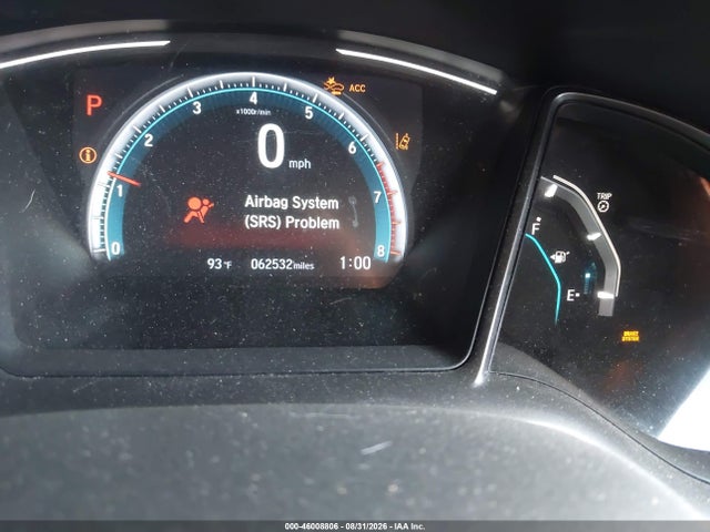 2020 Honda Civic Ex მანქანა იყიდება აუქციონზე, vin: SHHFK7H67LU400325, აუქციონის ნომერი: 46008806