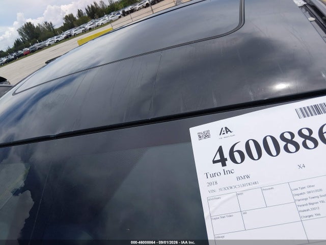 46008864 :رقم المزاد ، 5UXXW3C51J0T82481 vin ، 2018 Bmw X4 Xdrive28i مزاد بيع
