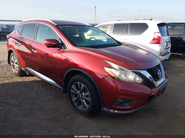 Продажа на аукционе авто 2015 Nissan Murano Sl, vin: 5N1AZ2MG8FN229319, номер лота: 46008898