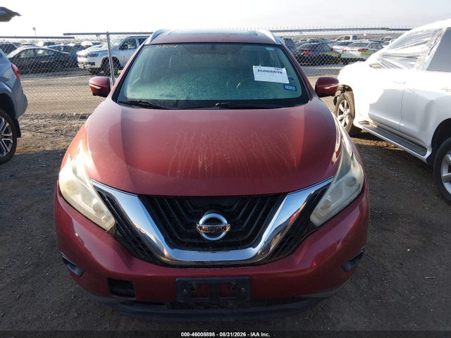 Продажа на аукционе авто 2015 Nissan Murano Sl, vin: 5N1AZ2MG8FN229319, номер лота: 46008898