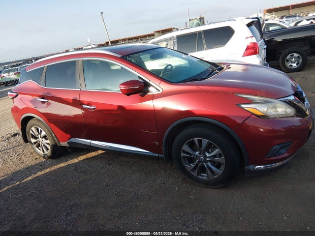Продажа на аукционе авто 2015 Nissan Murano Sl, vin: 5N1AZ2MG8FN229319, номер лота: 46008898
