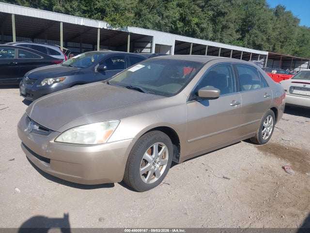 46009167 :رقم المزاد ، 1HGCM665X5A007807 vin ، 2005 Honda Accord 3.0 Ex مزاد بيع