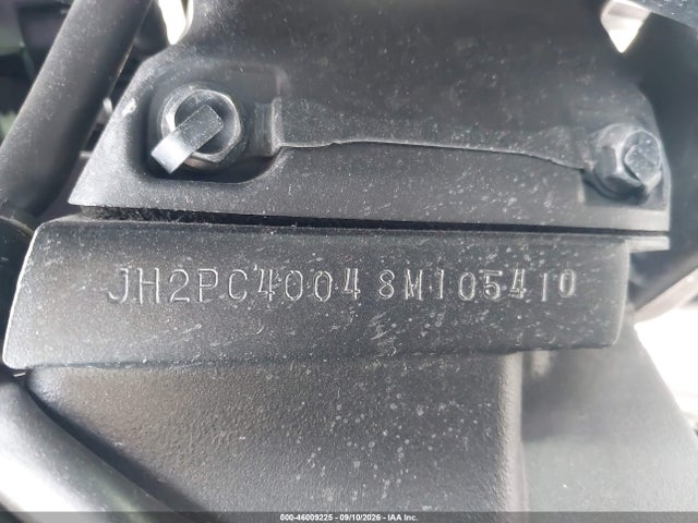 Aukcja sprzedaży 2008 Honda Cbr600 Rr, vin: JH2PC40048M105410, numer aukcji: 46009225