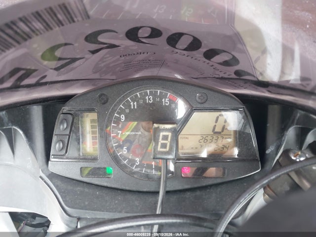Aukcja sprzedaży 2008 Honda Cbr600 Rr, vin: JH2PC40048M105410, numer aukcji: 46009225