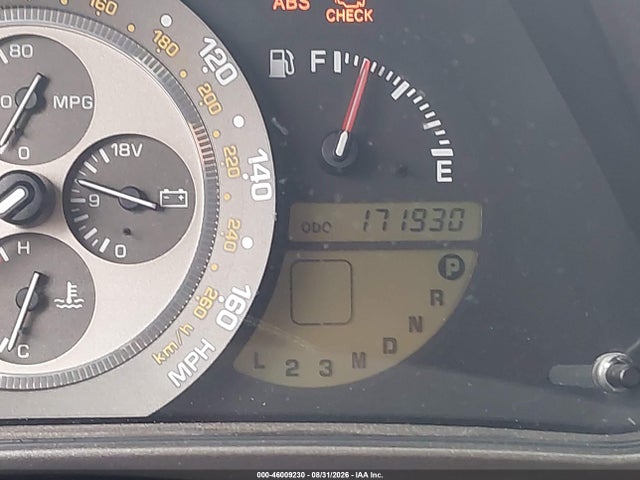 46009230 :رقم المزاد ، JTHBD182810007996 vin ، 2001 Lexus Is 300 مزاد بيع