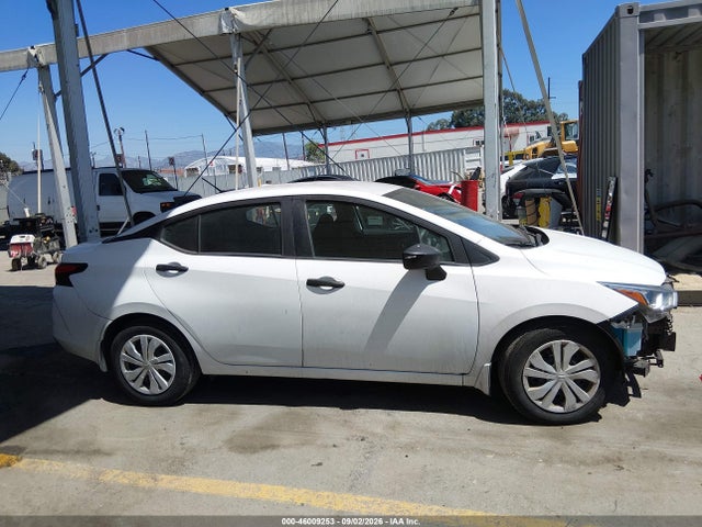 2022 Nissan Versa 1.6 S Xtronic Cvt მანქანა იყიდება აუქციონზე, vin: 3N1CN8DV4NL832473, აუქციონის ნომერი: 46009253