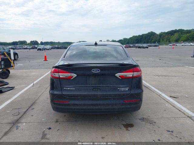 46009330 :رقم المزاد ، 3FA6P0RU6KR166205 vin ، 2019 Ford Fusion Hybrid Titanium مزاد بيع