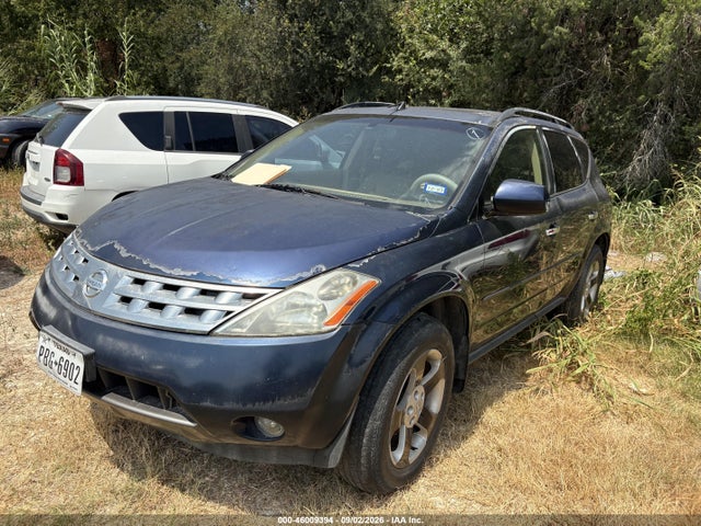 2004 Nissan Murano Sl მანქანა იყიდება აუქციონზე, vin: JN8AZ08W54W318626, აუქციონის ნომერი: 46009394