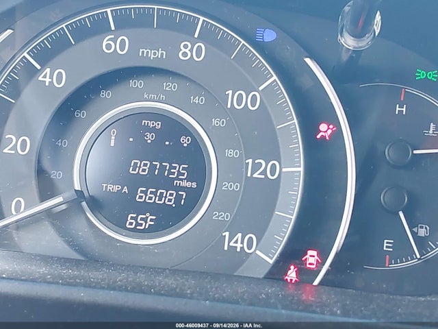 46009437 :رقم المزاد ، 5J6RM4H77GL032886 vin ، 2016 Honda Cr-v Ex-l مزاد بيع