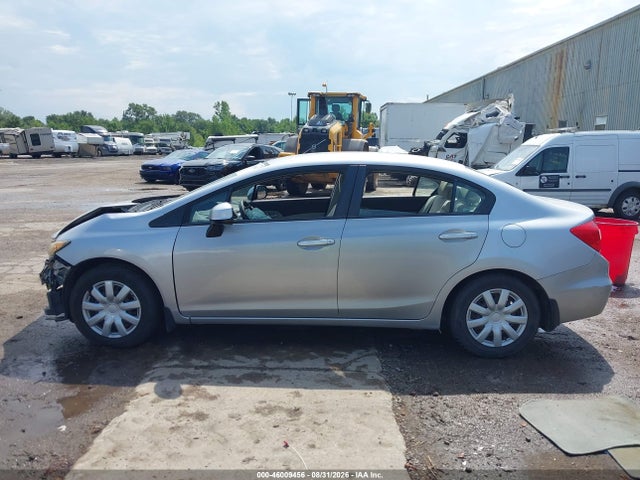 46009456 :رقم المزاد ، 19XFB2F53CE110054 vin ، 2012 Honda Civic Lx مزاد بيع