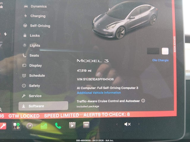 Tesla Model 3 Rear-wheel Drive 2023 5YJ3E1EA5PF641436 Image 7