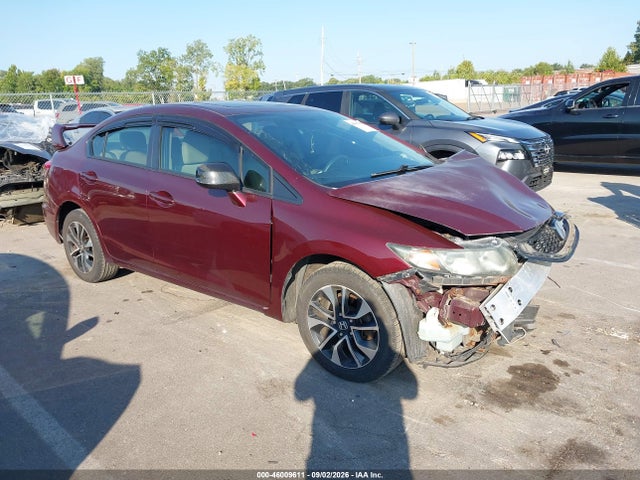 46009611 :رقم المزاد ، 19XFB2F80DE274860 vin ، 2013 Honda Civic Ex مزاد بيع
