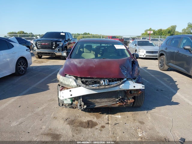 46009611 :رقم المزاد ، 19XFB2F80DE274860 vin ، 2013 Honda Civic Ex مزاد بيع
