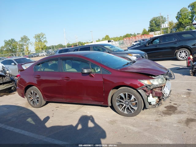 46009611 :رقم المزاد ، 19XFB2F80DE274860 vin ، 2013 Honda Civic Ex مزاد بيع
