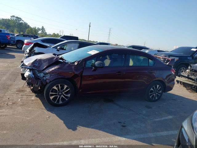 46009611 :رقم المزاد ، 19XFB2F80DE274860 vin ، 2013 Honda Civic Ex مزاد بيع