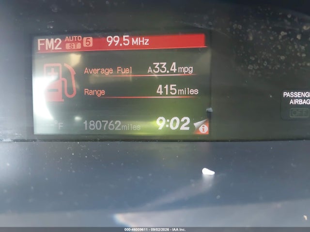 46009611 :رقم المزاد ، 19XFB2F80DE274860 vin ، 2013 Honda Civic Ex مزاد بيع
