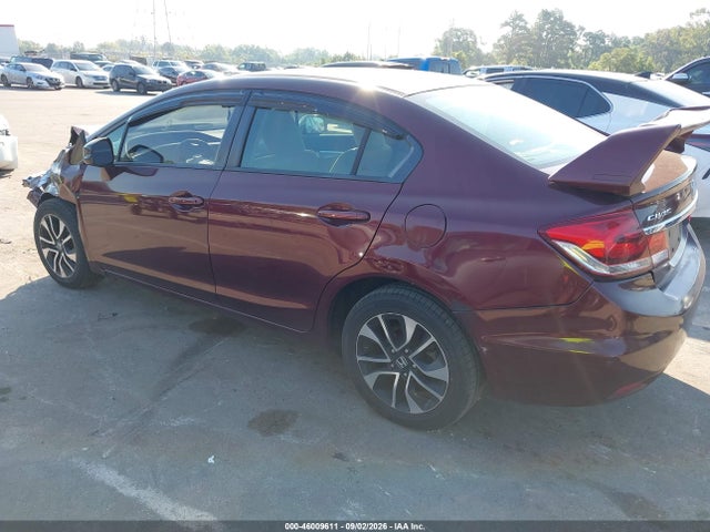 46009611 :رقم المزاد ، 19XFB2F80DE274860 vin ، 2013 Honda Civic Ex مزاد بيع