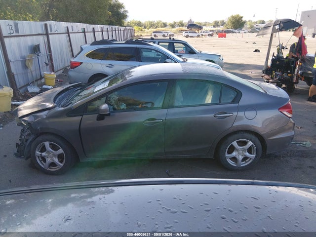 46009621 :رقم المزاد ، 19XFB2F56DE226124 vin ، 2013 Honda Civic Lx مزاد بيع