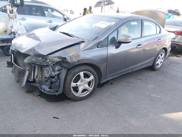 46009621 :رقم المزاد ، 19XFB2F56DE226124 vin ، 2013 Honda Civic Lx مزاد بيع