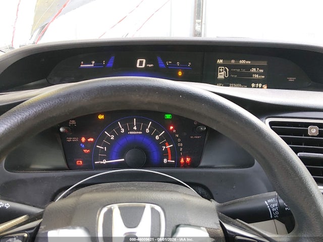 46009621 :رقم المزاد ، 19XFB2F56DE226124 vin ، 2013 Honda Civic Lx مزاد بيع