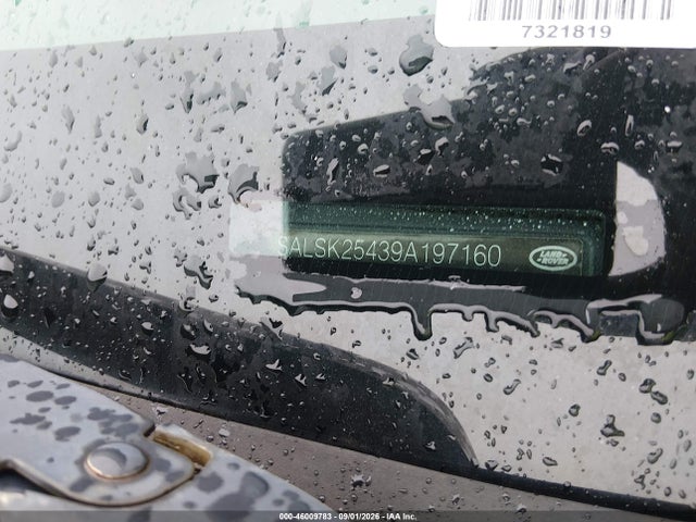 46009783 :رقم المزاد ، SALSK25439A197160 vin ، 2009 Land Rover Range Rover Sport Hse مزاد بيع