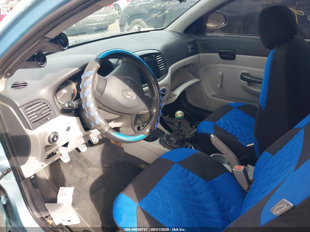 2009 Hyundai Accent Gs მანქანა იყიდება აუქციონზე, vin: KMHCM36C39U120543, აუქციონის ნომერი: 46009787